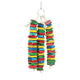 Tastic Triple Tower of Shredded Fun Medium Bird Toy for Grey Conures Sun Conures Small Cockatoos Quakers and Similar Small to Medium Sized Birds