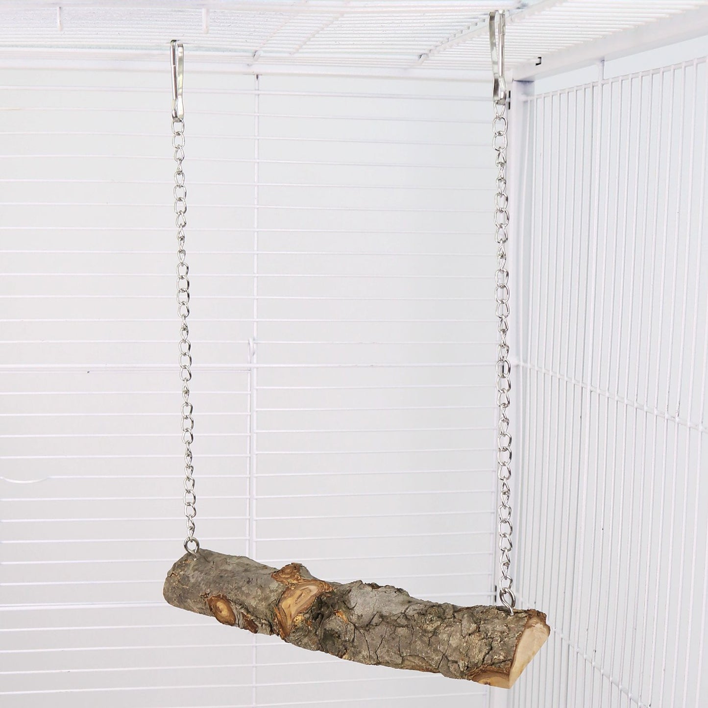Pet bird swing, parrot cage toy, long tailed parrot, natural wooden swing toy, cockatoo, love bird, canary, small macaw