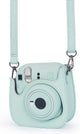Instant Mini 12 Protective Camera Case for Fujifilm Instax Mini 12/11,Premium PU Leather Camera Bag Cover with Pocket and Removable&Adjustable Strap (Mint Green)