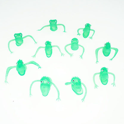 30Pcs Monster Finger Cool for Kids Great Party Favors Fun Puppet Show Plastic Finger Monsters for Kids Party Bag (Random color)
