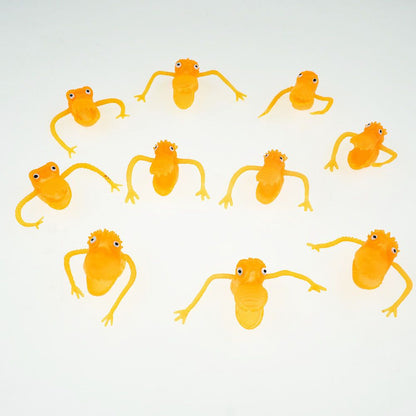 30Pcs Monster Finger Cool for Kids Great Party Favors Fun Puppet Show Plastic Finger Monsters for Kids Party Bag (Random color)