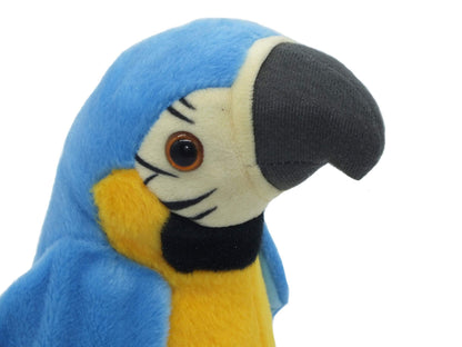 Talking Parrot Repeats What You Say Mimicry Pet Toy Plush Buddy Parrot Electronic Pet Talking Plush Toy for Children Gift