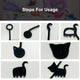 100Pcs Pipe Cleaner Colourful Woolen Twisting Stick Interaction Intellectual Development for Arts DIY  Handmade Bouquets Black