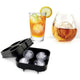 Ice Ball Maker, Silicone Ice Cube Tray, Easy Fill and Release Ice Ball Molds, BPA Free Round Ice Cube Molds with Lids
