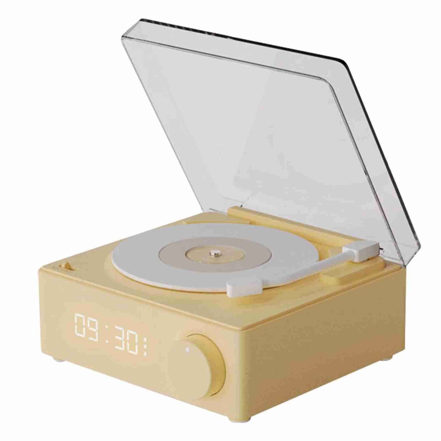 Record Player Style Bluetooth Speaker Phonograph Style Retro Bluetooth Speaker Yellow Cute Look Gift for Girls Good Bass