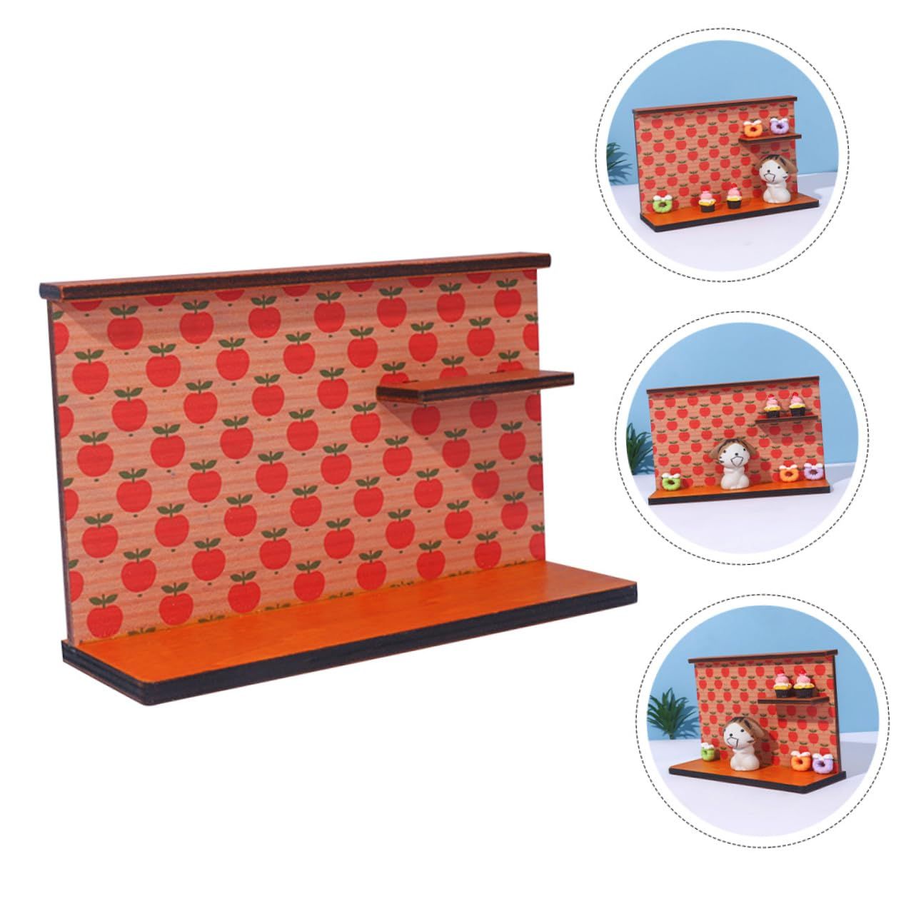 Model Toy Tiny Figurine Shelf Dollhouse Stuff 1 12 Scale Furniture Dollhouse Background Small Dollhouse Furniture