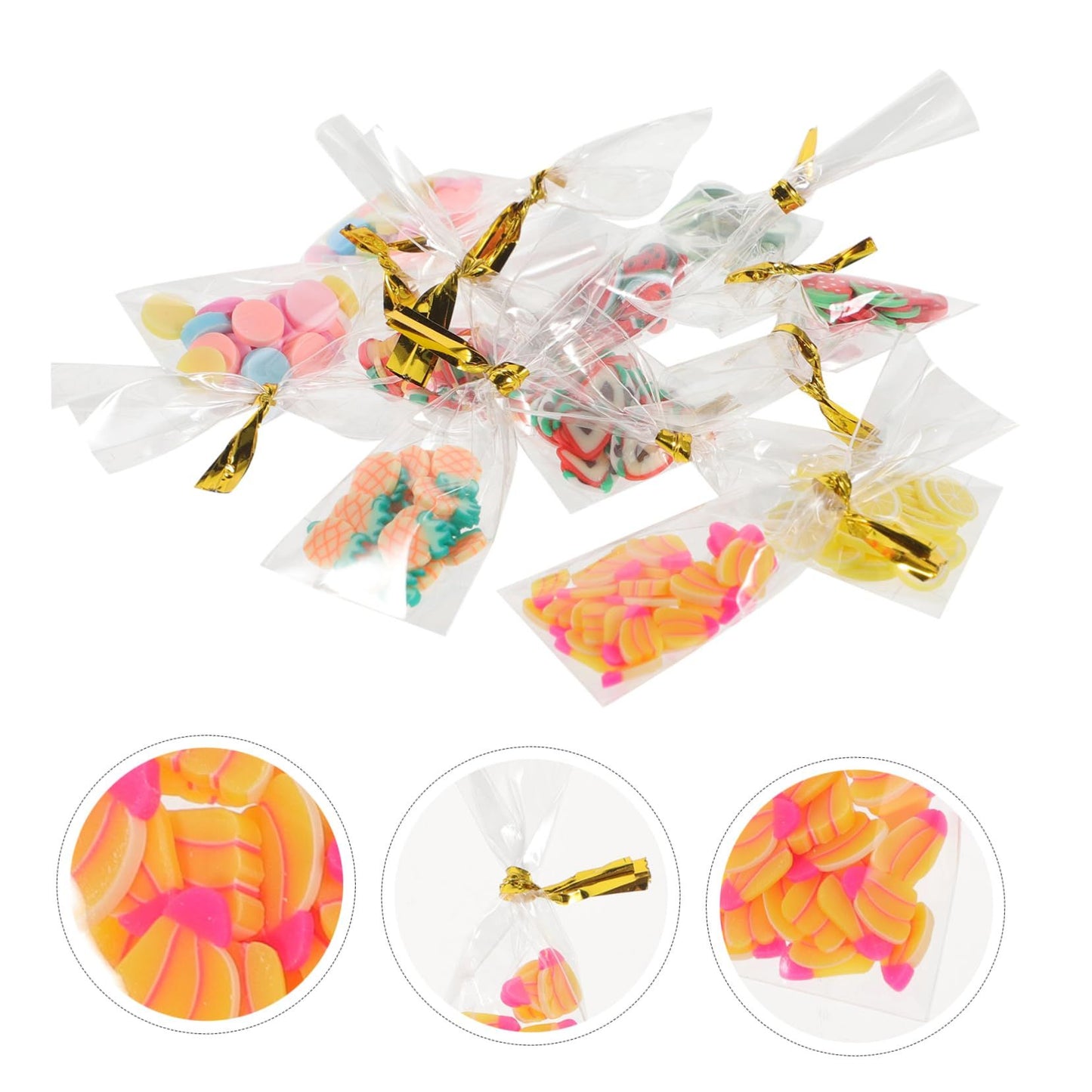 10pcs Dollhouse Fruit Slice Doll House Kitchen Decor Packaged Food Prop Miniature Dollhouse Food Dessert Toy for Mini House Photo