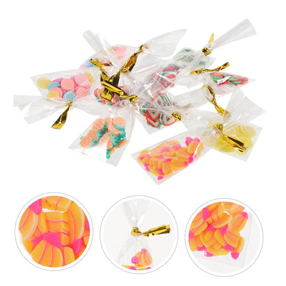 10pcs Dollhouse Fruit Slice Doll House Kitchen Decor Packaged Food Prop Miniature Dollhouse Food Dessert Toy for Mini House Photo