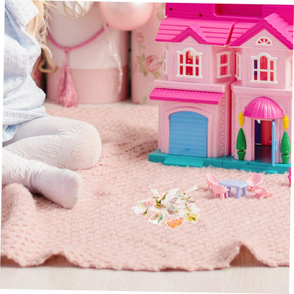 10pcs Dollhouse Fruit Slice Doll House Kitchen Decor Packaged Food Prop Miniature Dollhouse Food Dessert Toy for Mini House Photo