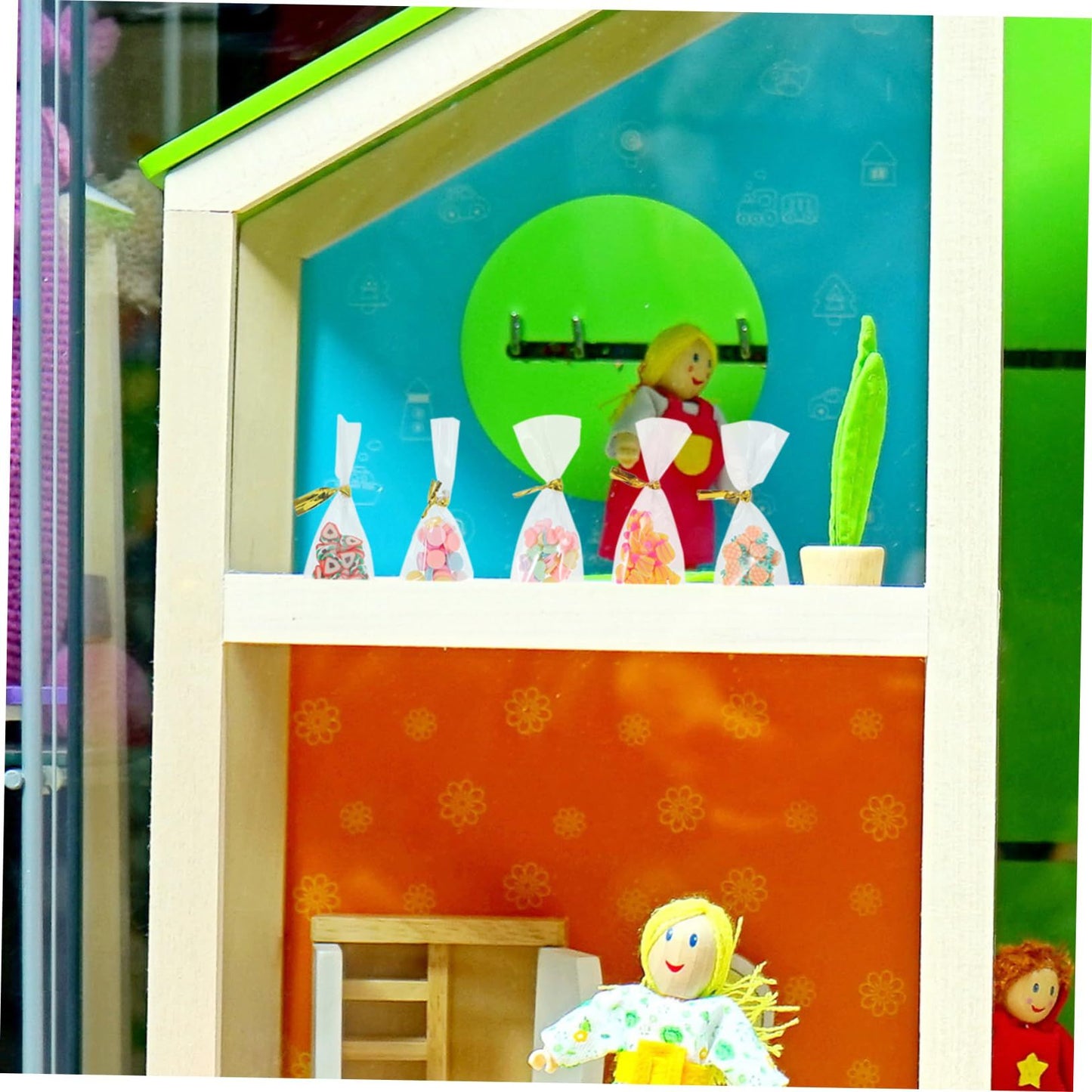 10pcs Dollhouse Fruit Slice Doll House Kitchen Decor Packaged Food Prop Miniature Dollhouse Food Dessert Toy for Mini House Photo