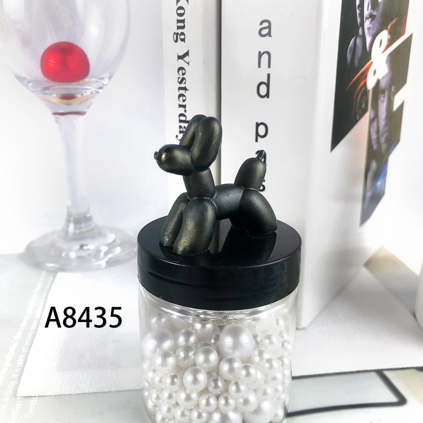 Balloon Dog Silicone Mold, 2PCS 3D Balloon Dog Resin Molds, Cute Dog Puppy Silicone Mold for Handmade Decoration