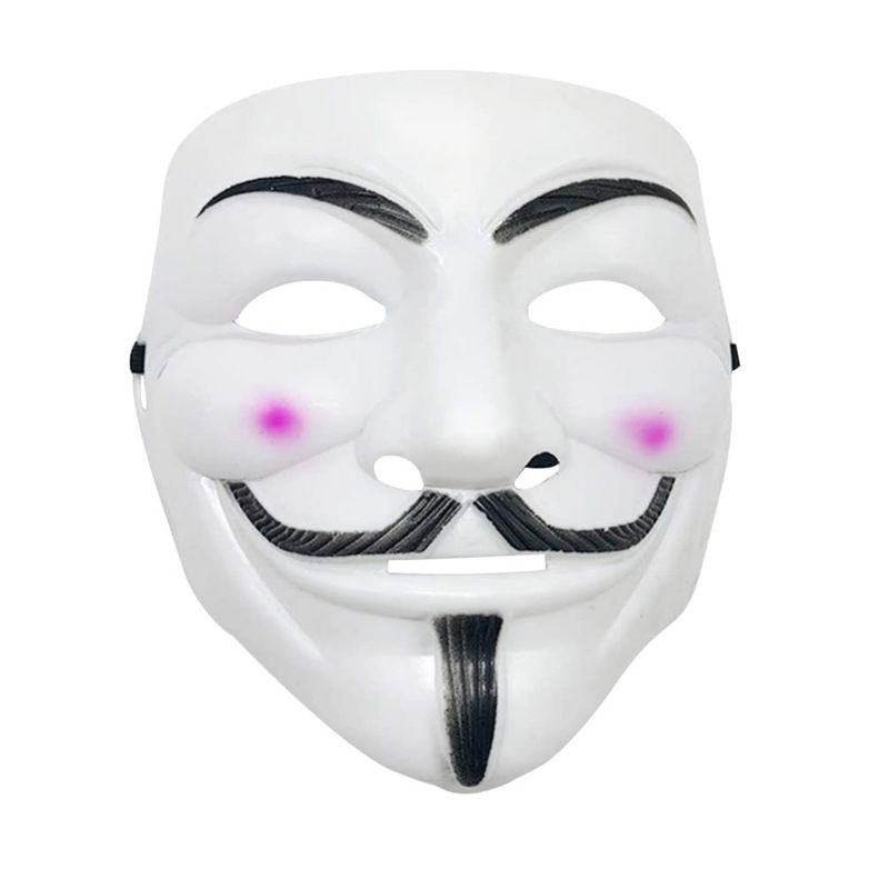 Hacker Mask for Kids Anonymous Mask  Hacker mask for Halloween Costume Cosplay Party Masks Party Costume