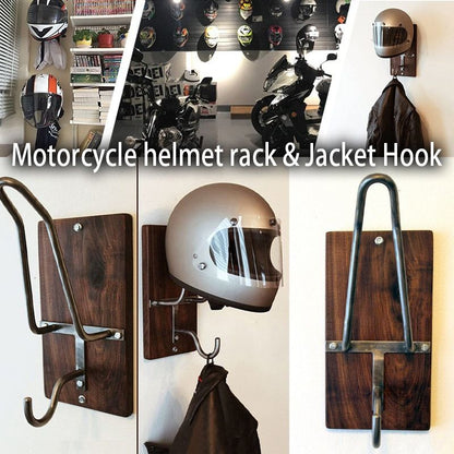 Moterbike Helmets Motorcycle Helmets Multi-Functional Motorcycle Rack for Coats Home Hanging Hook Wall Hanger Mount Storage