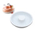7.8 Inch Silicone Baking Molds,Fluted Tube Cake Pans,Round Shape Non Stick Molds,Silicone Oven Safe Chocolate Mousse