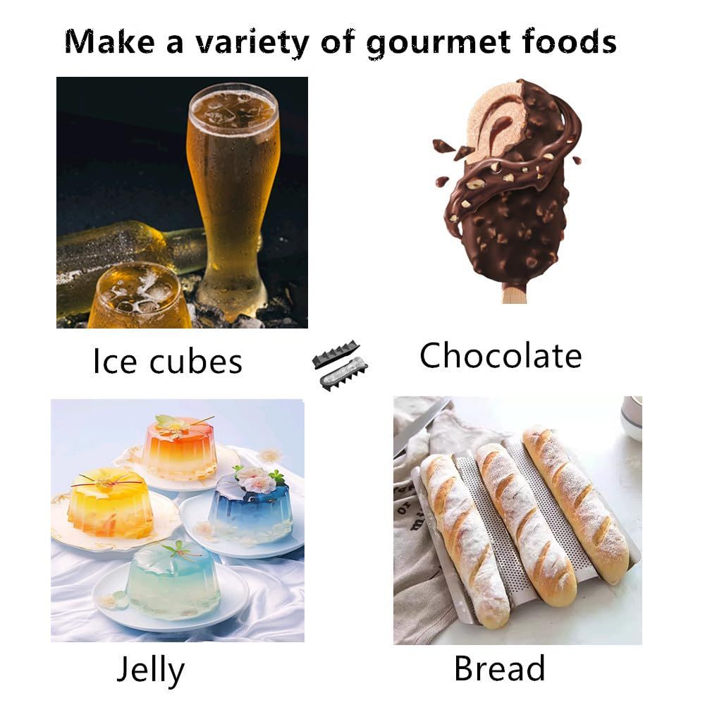1 Pcs RED Silicone Prank Ice Cube Mold Tray for Ice Chilling Whiskey Cocktails Make Ice Blocks Funny Ice Coffee Cubes