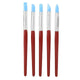 5 Pcs Clay Color Sculpting Shapers – Flexible Rubber Tip Shaping Pen Wipe Out Painting Brushes Carving Tools