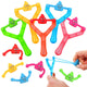 5pcs Toy Mini Rubber Finger Flying Poop Game Tricky Stretchy Toy for Kids and Adult, Stress Relief Joke Prank Squishy Gift Party