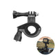 Bicycle camera bracket, motorcycle handlebar bracket, seat pillar, ski pole bracket, 360 degree rotation
