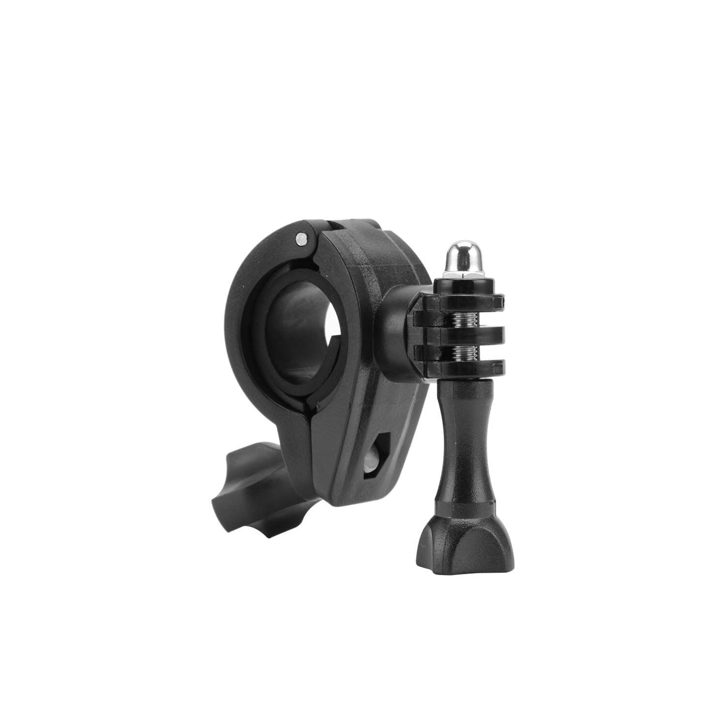Bicycle camera bracket, motorcycle handlebar bracket, seat pillar, ski pole bracket, 360 degree rotation