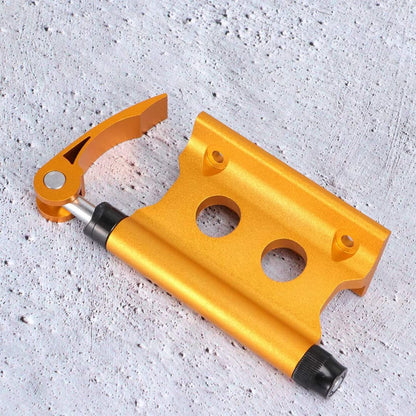Bike Block Fork Mount w/Quick-Release Lever, Aluminum Alloy Bicycle Front Fork Fixed Clip Luggage Rack for Truck  (Yellow)