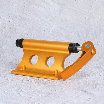 Bike Block Fork Mount w/Quick-Release Lever, Aluminum Alloy Bicycle Front Fork Fixed Clip Luggage Rack for Truck  (Yellow)