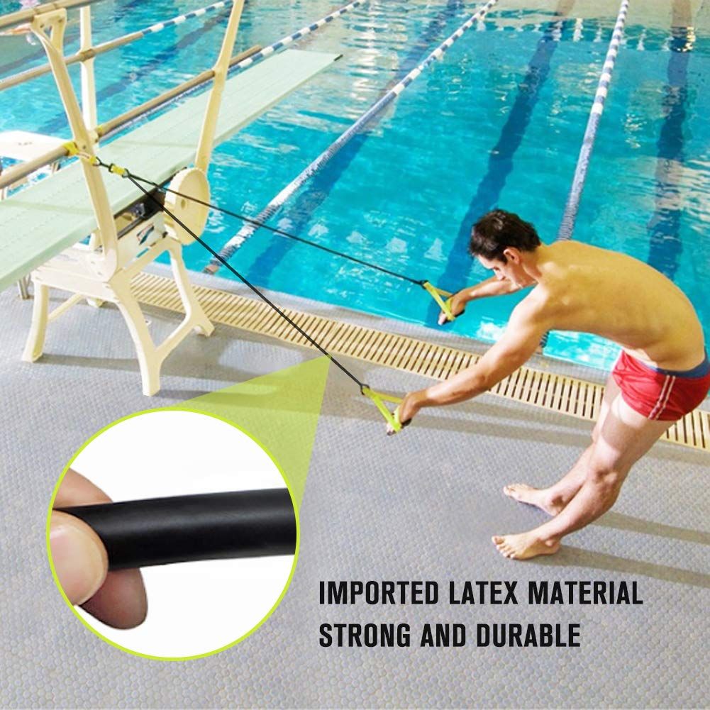 Swimming Trainer Arm Strength Trainer 60 Pounds Swimming Resistance Exercise Bands Set Accessories for Swimming Training