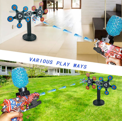 Electronic Rotating Moving Target Auto Reset Digital Targets for Toy Gifts for Kids Boys Girls Age