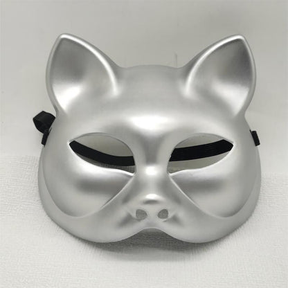 4 pcs Cat Mask Animal Masquerade Ball Cat Masks Halloween Cosplay Costume Mask Party Masks Props Cat Mas
