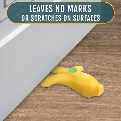 Banana Door Draft Stopper Wedge - Novelty Funny Door Stops Fruit-Shaped Cute Door Stop - Door Wedge Stopper