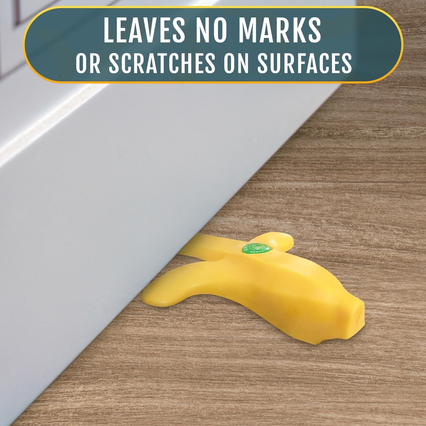 Banana Door Draft Stopper Wedge - Novelty Funny Door Stops Fruit-Shaped Cute Door Stop - Door Wedge Stopper