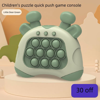 Fast Push Game  Toys Pop Game Handheld Bubble Game Light-up Pop Toy for Boys, Girls and Adults Birthday Gift
