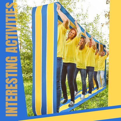 Teamwork Games Group Learning Activity Carnival Team Building Games Fun Playing Run Mat for Kids Teens Adults Family Field Day