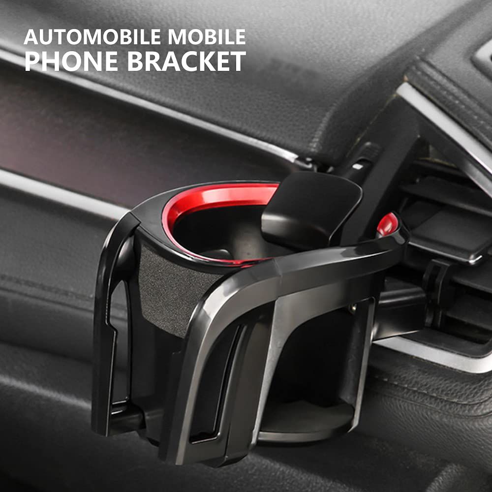 Car Cup Holder for Vent,[Innovative Design] 2-in-1 Multifunctional Car Drink Holder + Phone Holder for Car Vent,Universal Car