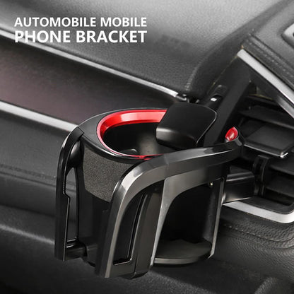 Car Cup Holder for Vent,[Innovative Design] 2-in-1 Multifunctional Car Drink Holder + Phone Holder for Car Vent,Universal Car
