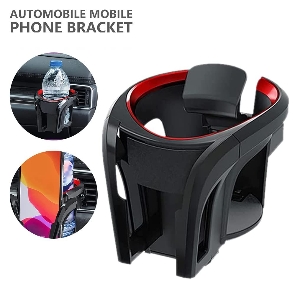 Car Cup Holder for Vent,[Innovative Design] 2-in-1 Multifunctional Car Drink Holder + Phone Holder for Car Vent,Universal Car