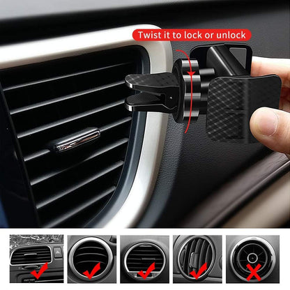 Car Air Vent Mount Phone Holder,Cell Phone Holder for Car, Universal 360 Rotation Car Phone Holder for All Smartphones