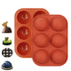 Chocolate Bomb Mold, Silicone Hot Cocoa Bombs Molds, 2 Packs Circle Baking Mold for Making Dessert Candy, Dome Cake
