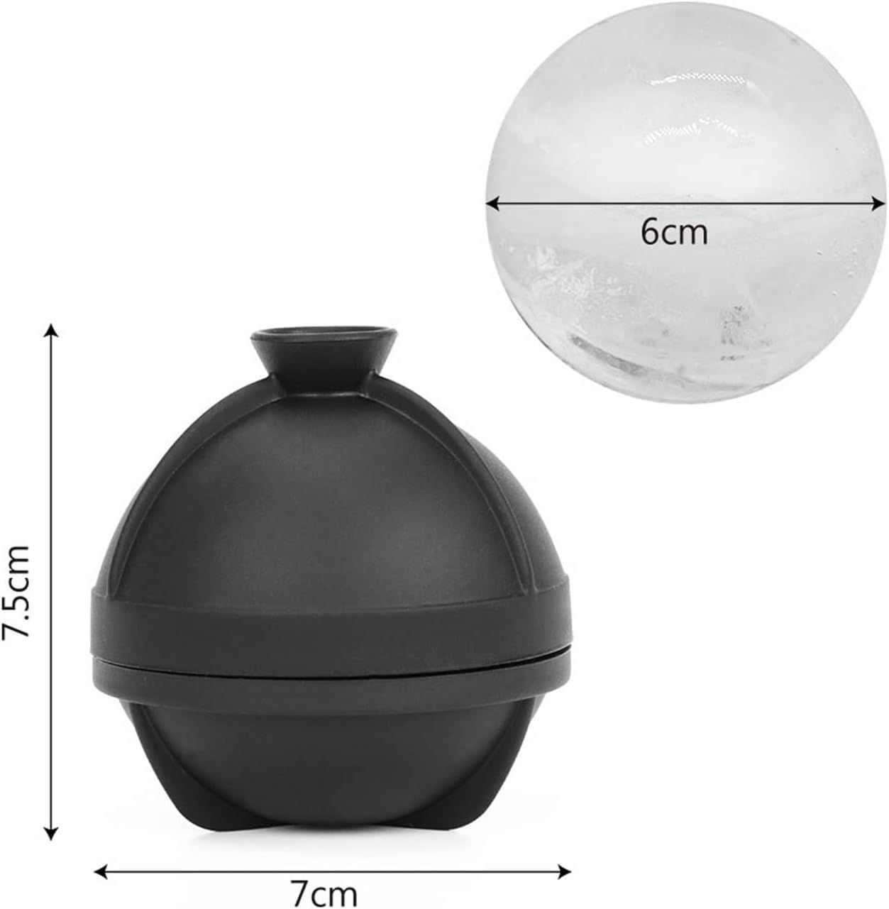 Ice Popsicle Moulds,Food Grade Summer Ice Ball Maker Sphere Mould Ice Cube DIY Tool Silicone Ice Cream Mold Kitchen Tools Molds