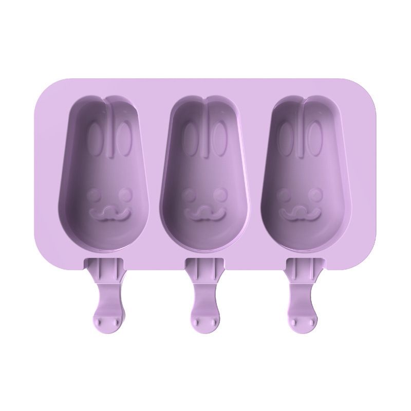 Popsicle Molds,2 Pack Silicone Ice Pop Molds 5 Cavities with Lid, Homemade Ice Cream Mold for DIY Ice Cream