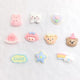 20 Pcs Unisex-Adult Cute Shoe Decoration Charms for Crocs Sandals, Resin Cartoon Flower Pearl Chain Accessories for Girls Women