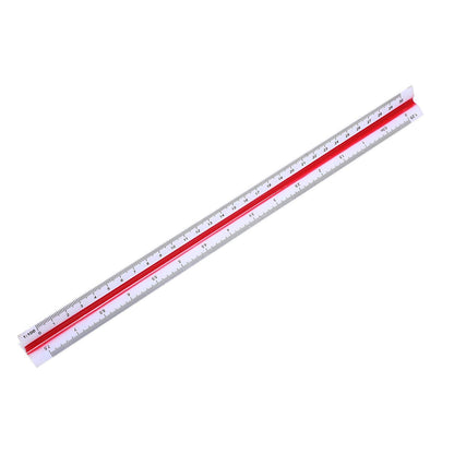 Architectural Scale, Scale Ruler, 12 inch, White, Scale Ruler Contractor, Architect Scal, Scaling Ruler, Drawing Ruler