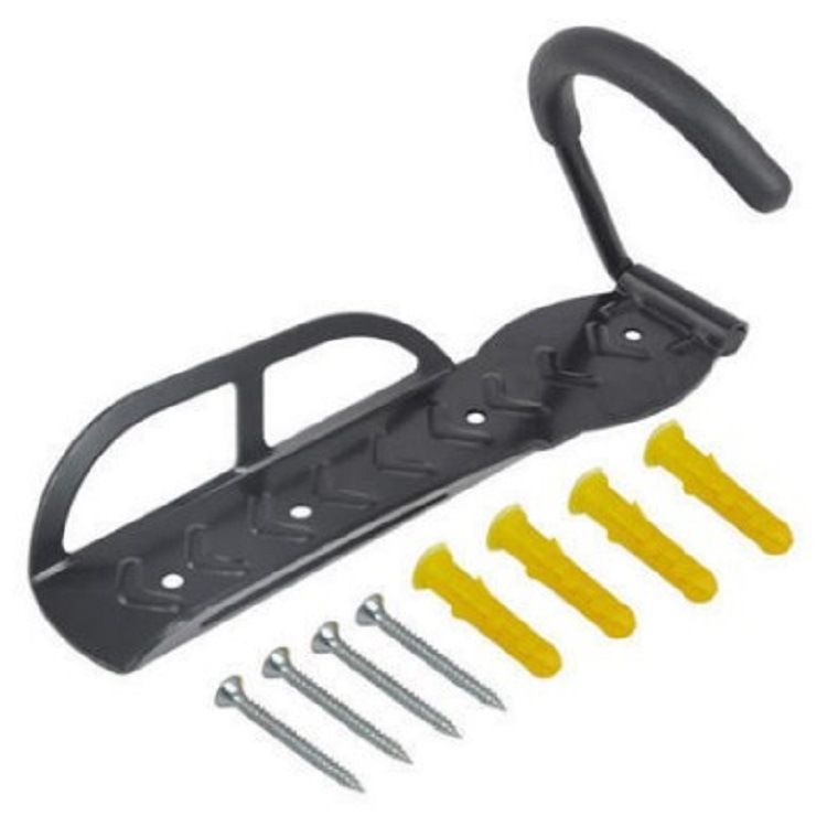 Wall Mount Bike Rack with Screws, Heavy Duty Steel Vertical Bike Hook Holds Up to 66lb for Indoor Storage