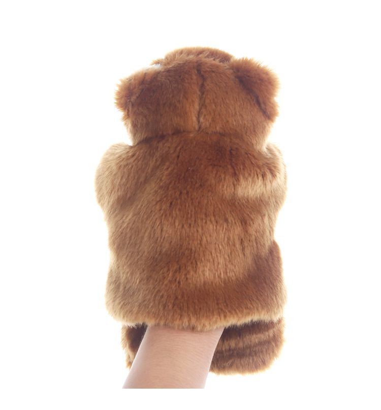Cute Animal Doll Family Activities Baby Hand Puppet Hand Puppet - Zoo Friends Animals Educational Puppets Bear-