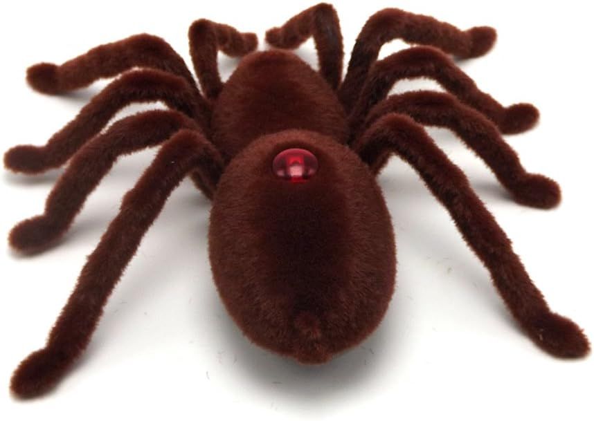 Gift for Family Cats Dogs Remote Control Spider for Prank Or Trick Gags & Practical Surprise Joke Toys Halloween April Fools' Day