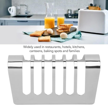 Bread Slice Rack 6 Slot Bread Loaf Toast Holder Bread Rack Mini Toast Rack Bread Holder, Air Fryer Accessories for Home Kitchen