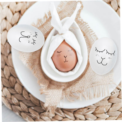 6pcs Easter Wooden Chicken Wooden Easter Eggs DIY Wooden Eggs Wooden Easter Egg Painting Kit Handmade Crafts Toys