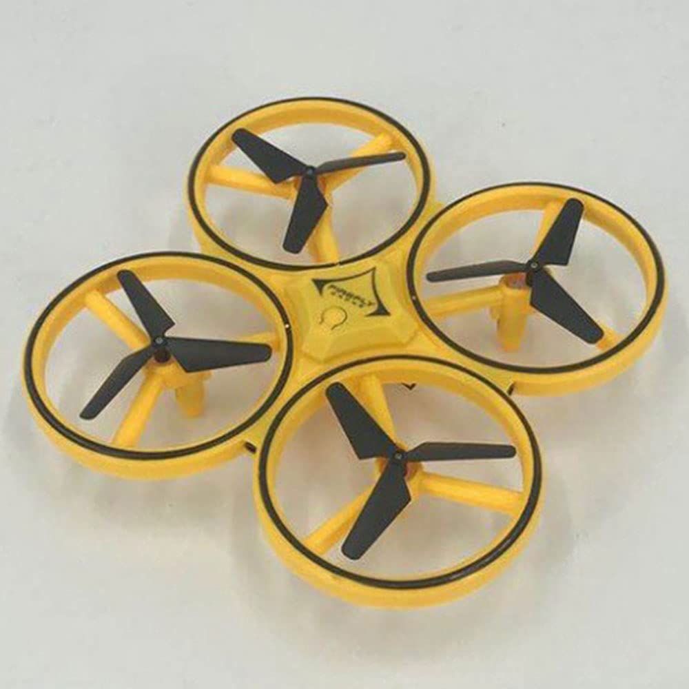 Hand Controlled Drone for Kids Small Rc Quadcopter Drone Aircraft With Smart Watch Controlled, Cool LED Remote Control Drone