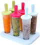 Popsicle Molds Ice Pop Makers Ice Pop Molds Ice Bar Maker Plastic Popsicle Mold, Kids Ice Cream Tray Holder Lolly Pops-2pcs