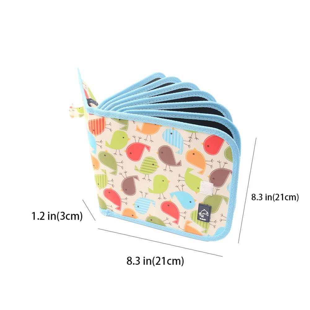Erasable Book Doodle Set for Kids,Magic Drawing Book for Kids,Reusable Drawing Book 12 Watercolor Pens 14 Page Drawing