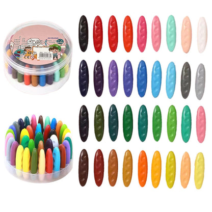 Peanut Crayons for Kids, 36 Colors Washable Toddler Crayons, Non-Toxic Baby Crayons for ages 2-4, 1-3, 4-8, Coloring Art Supplies